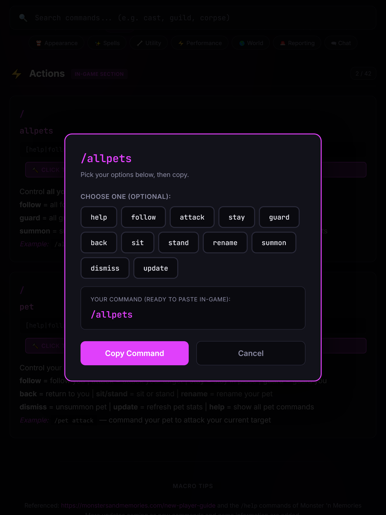 Tablet interface - Clean layout and navigation